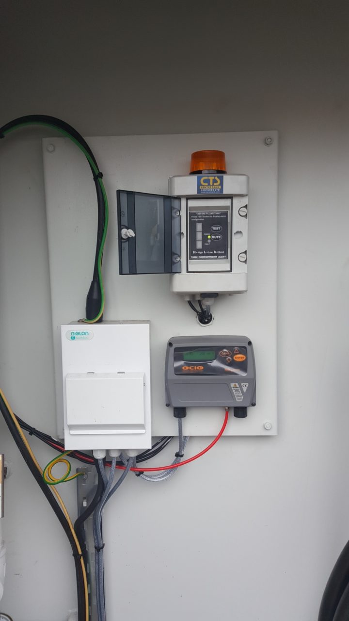 Multi zone CTS alarm