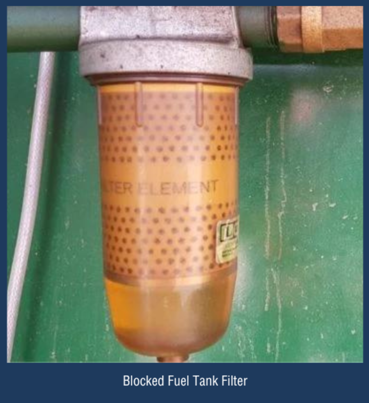 Blocked Fuel Tank Filter