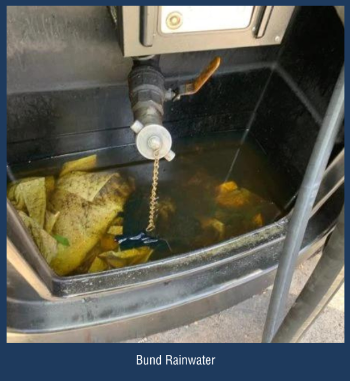 Rainwater in Tank Bund