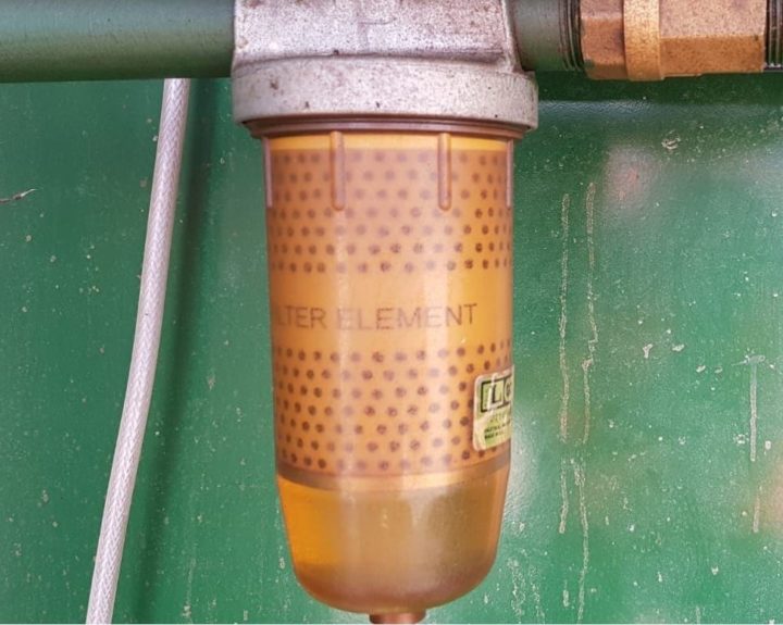 Blocked fuel filter