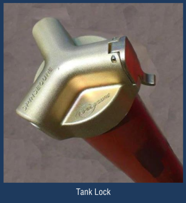 Spinsecure Tank Lock – Even you won’t get it off without the… | CTS