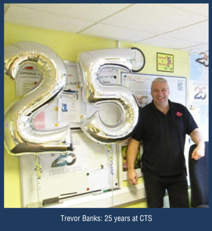 Trevor 25 work anniversary