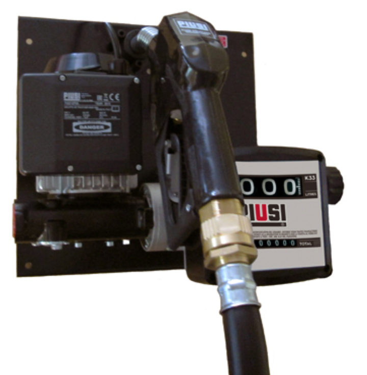 Wall mounted pump kit