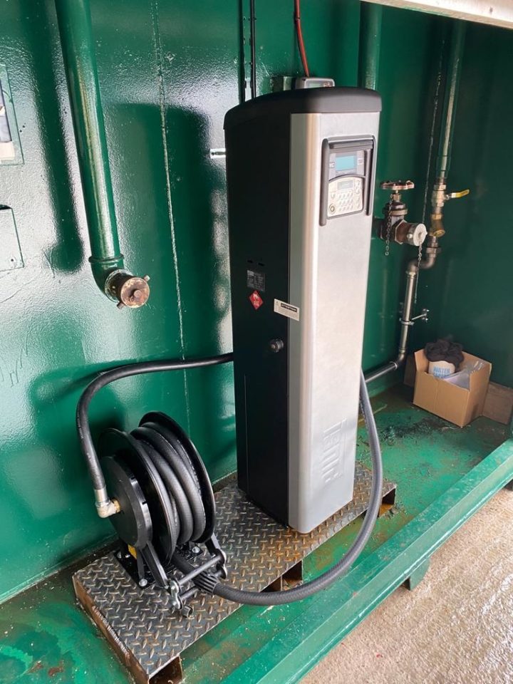 Fuel Hose Reel Installation