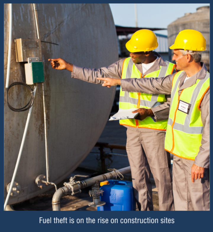 Fuel theft is on the rise on construction sites
