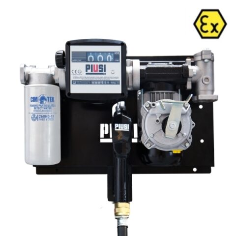 Piusi Wall Mounted Panther EX56 ATEX Fuel Transfer Pump Kit