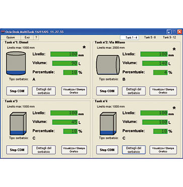 Piusi Ocio Desk Fuel Tank Gauge Software