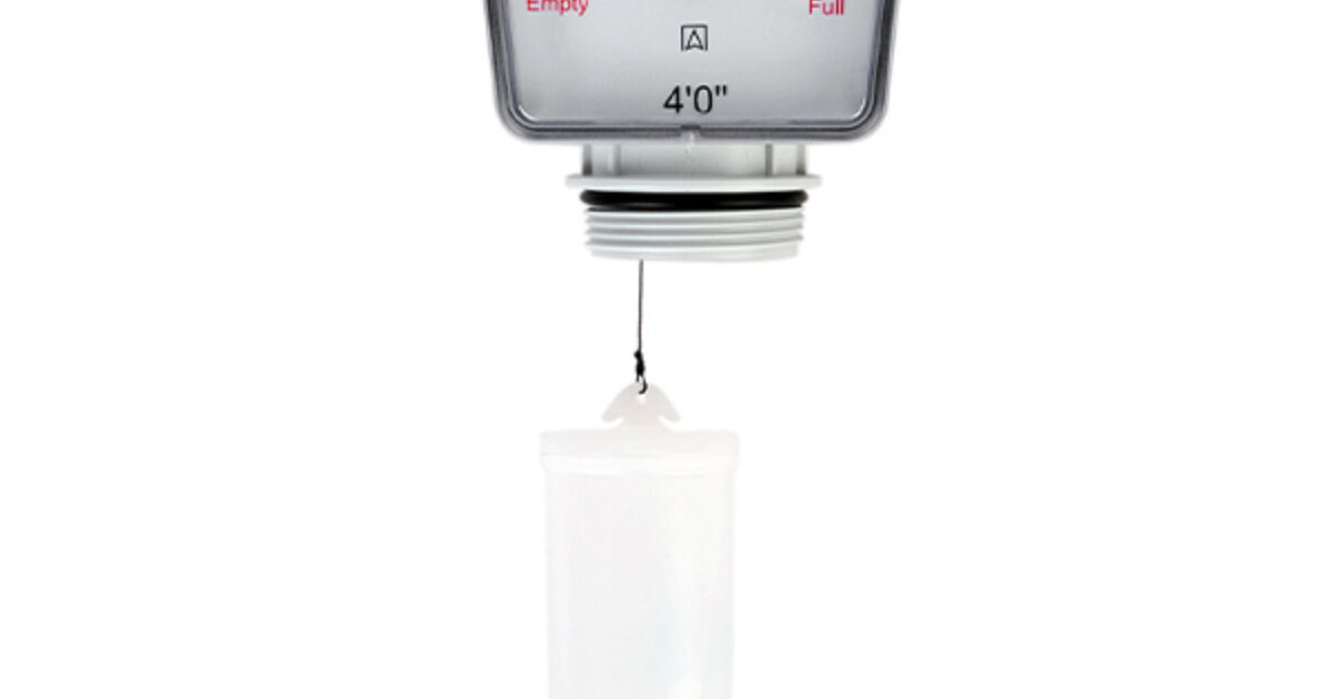 Therma™ Stainless Steel Liquid Level Gauge For 275 Gallon IBC Tank, 2