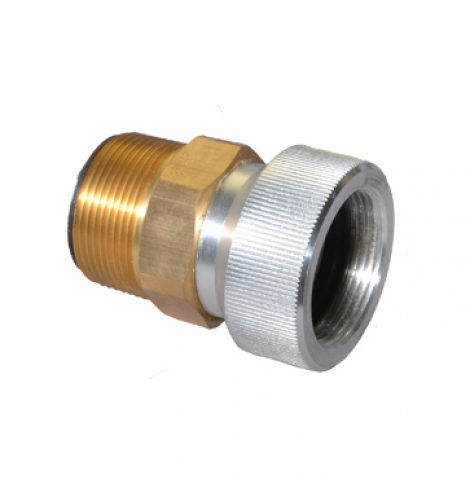 3/4 Inch Fuel Hose Swivel Connector - 360° Rotating Fitting For Transfer Pump & Nozzle