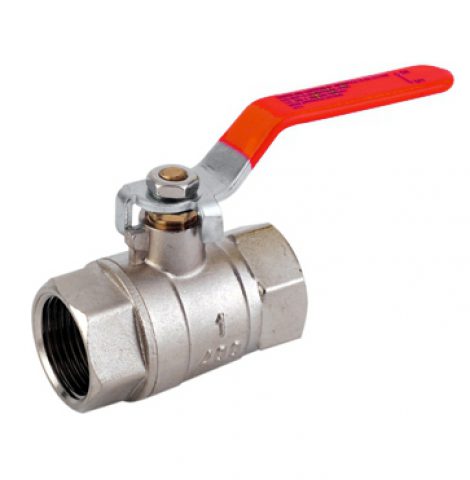 Fullway Lever Ball Valve Red Handle | Brass Ball Valve | CTS